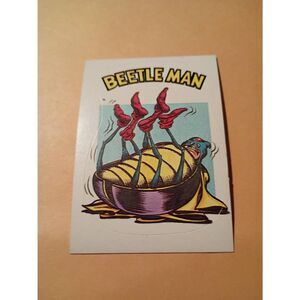 1983 General Mills Zero Hero Trading Card Sticker Vintage #58 Beetle Man
